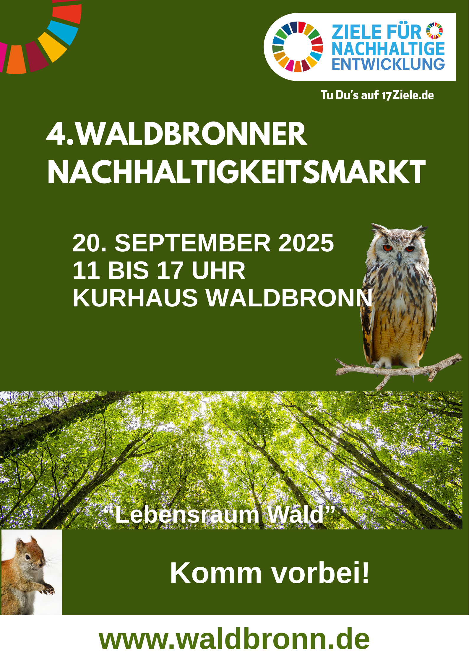 Plakat Nachhaltigkeitsmarkt