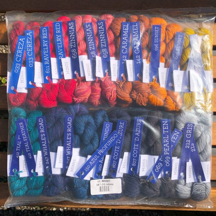 Wolle: malabrigo "Ultimate Sock Minis"/ handgefärbt/ superwash/ ca. 20 g ~ 77 m / Nadel 2.25 - 3.25/ Sockenwolle / ACHTUNG mit Nylon