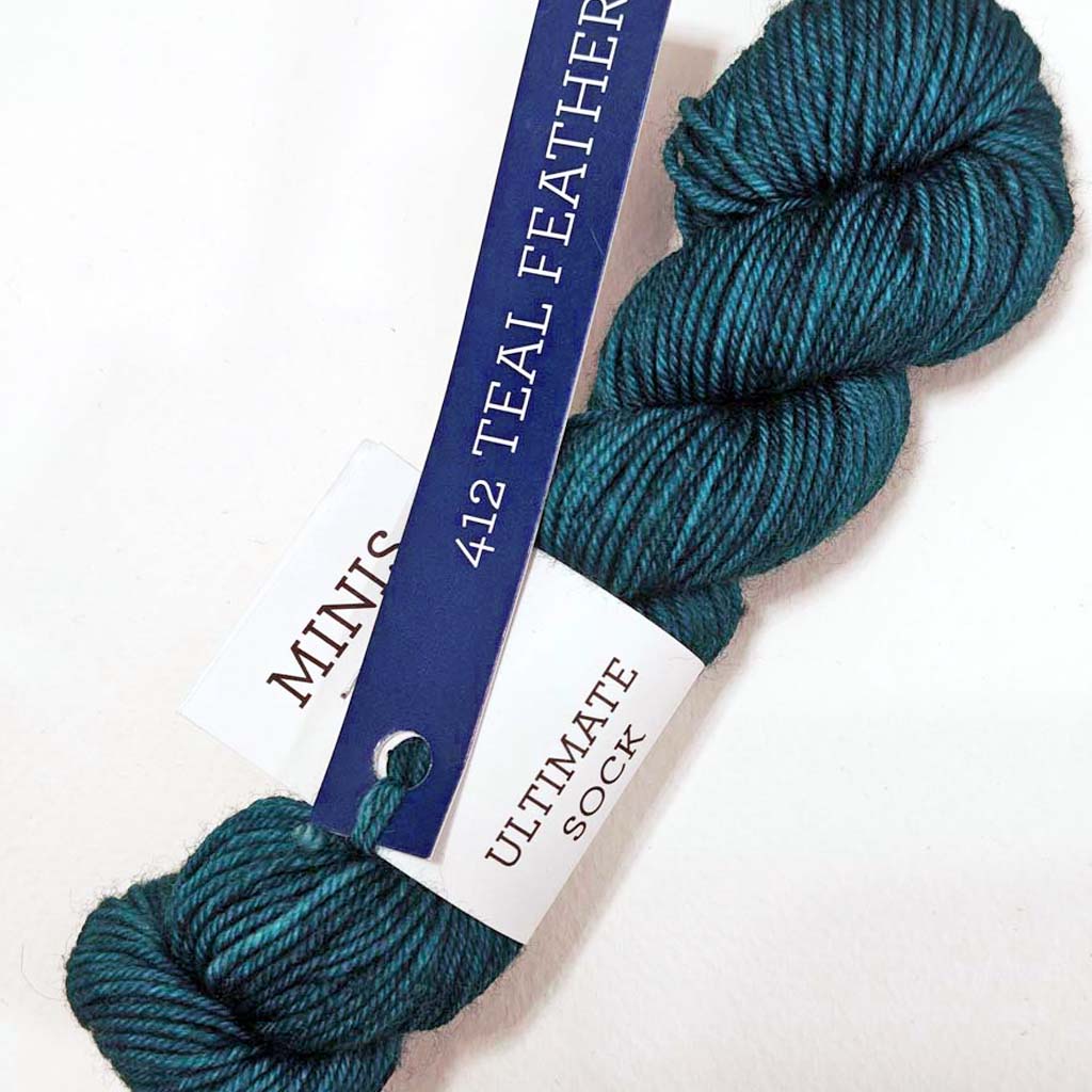 Wolle: "Ultimate Sock Minis"/ malabrigo - Nadel 2.25 - 3.25 / Sockenwolle/ handgefärbt/ superwash/ ca. 20 g ~ 77 m – Bild 17