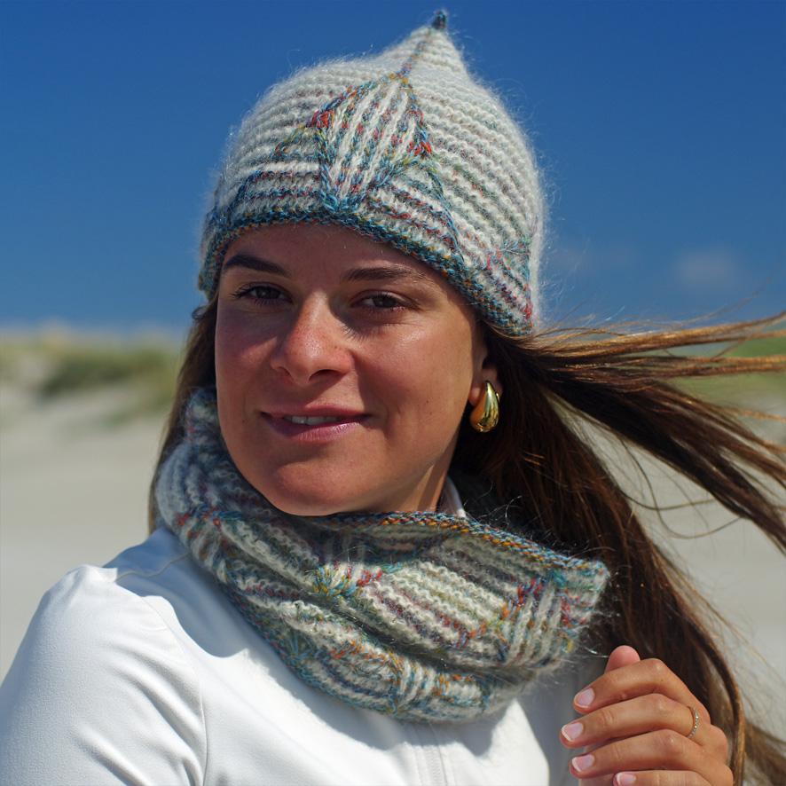 Wolle: "Bruma" / Rosários4 - Nd 4-5 (-6) - Mohair/Merino - Flauschgarn mit Volumen - 50 g à ca. 120 m – Bild 2