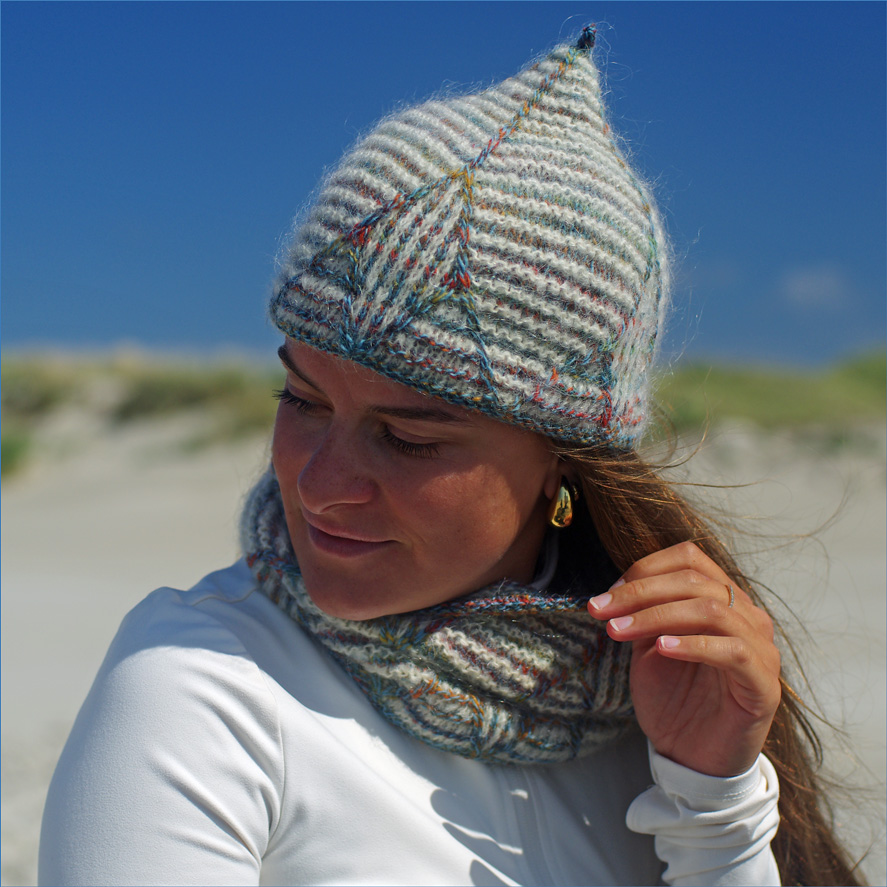 Wolle: "Bruma" / Rosários4 - Nd 4-5 (-6) - Mohair/Merino - Flauschgarn mit Volumen - 50 g à ca. 120 m – Bild 3