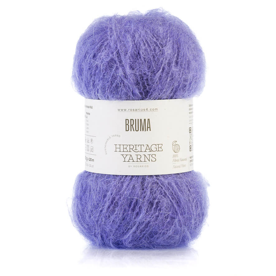 Wolle: "Bruma" / Rosários4 - Nd 4-5 (-6) - Mohair/Merino - Flauschgarn mit Volumen - 50 g à ca. 120 m – Bild 6