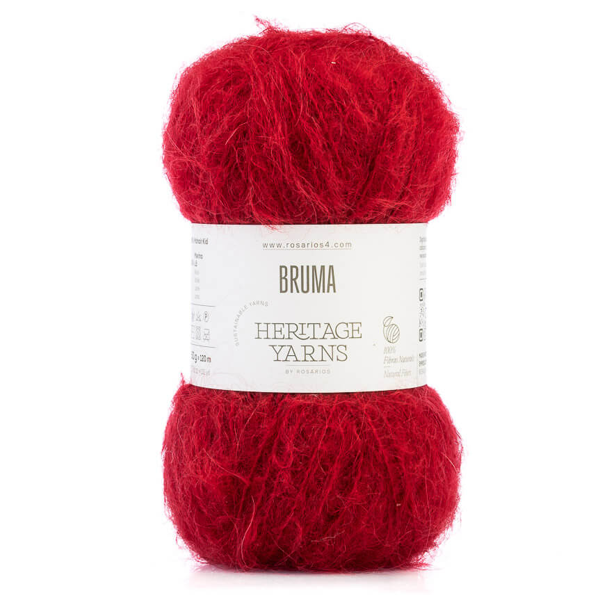 Wolle: "Bruma" / Rosários4 - Nd 4-5 (-6) - Mohair/Merino - Flauschgarn mit Volumen - 50 g à ca. 120 m – Bild 14