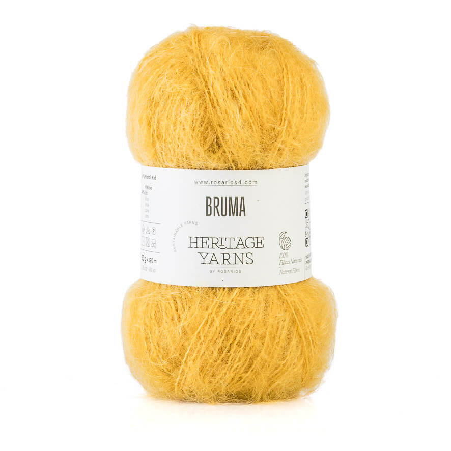 Wolle: "Bruma" / Rosários4 - Nd 4-5 (-6) - Mohair/Merino - Flauschgarn mit Volumen - 50 g à ca. 120 m – Bild 10
