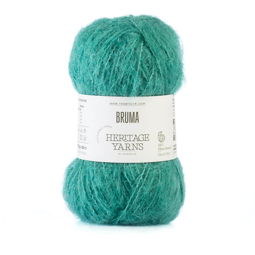 Wolle: "Bruma" / Rosários4 - Nd 4-5 (-6) - Mohair/Merino - Flauschgarn mit Volumen - 50 g à ca. 120 m – Bild 8
