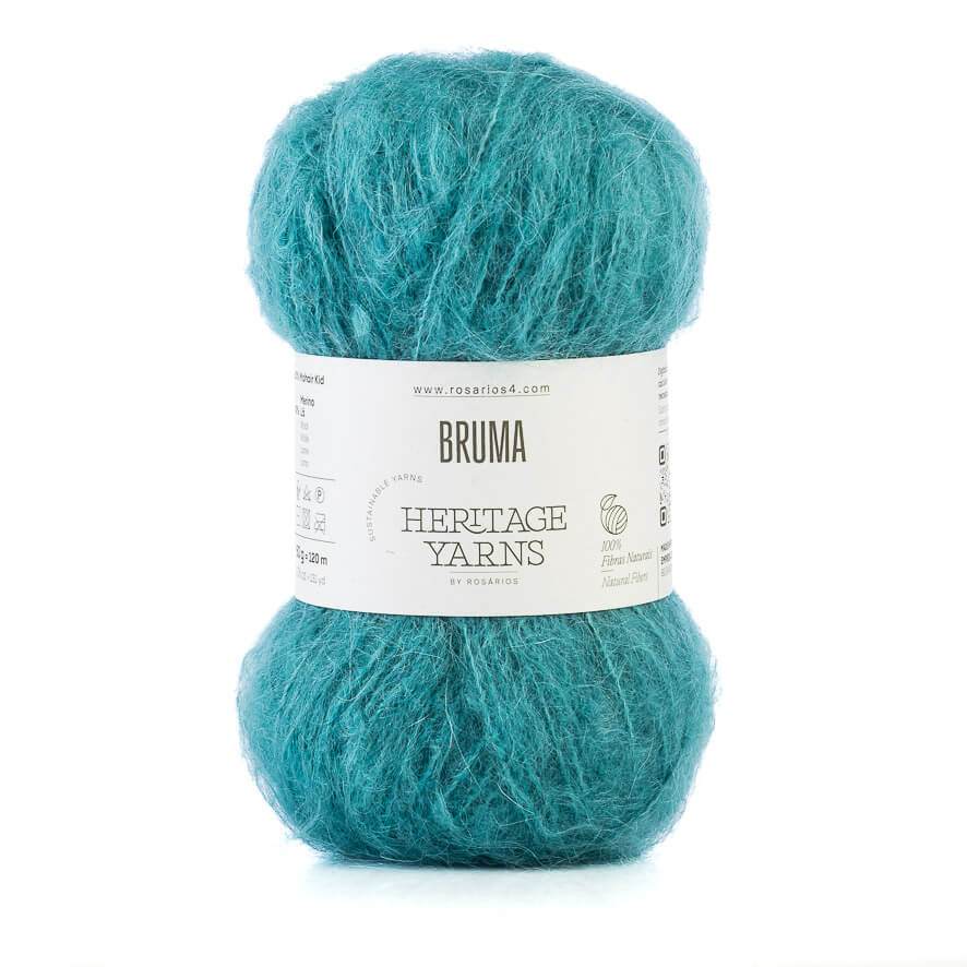 Wolle: "Bruma" / Rosários4 - Nd 4-5 (-6) - Mohair/Merino - Flauschgarn mit Volumen - 50 g à ca. 120 m – Bild 7