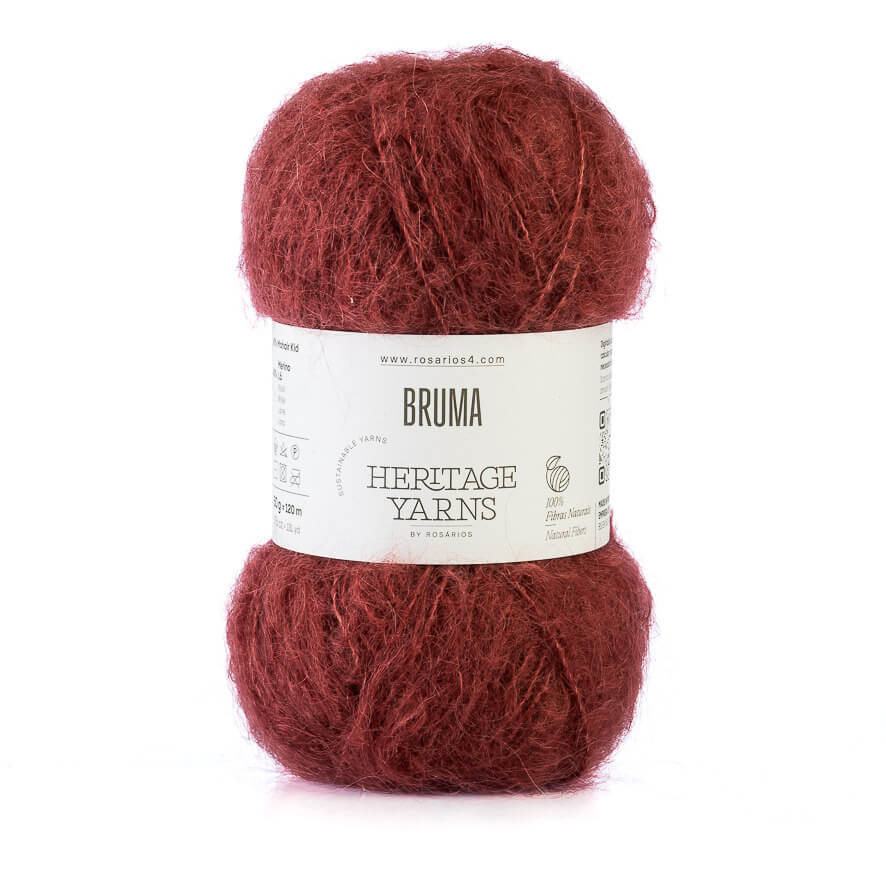 Wolle: "Bruma" / Rosários4 - Nd 4-5 (-6) - Mohair/Merino - Flauschgarn mit Volumen - 50 g à ca. 120 m – Bild 11