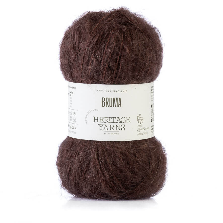 Wolle: "Bruma" / Rosários4 - Nd 4-5 (-6) - Mohair/Merino - Flauschgarn mit Volumen - 50 g à ca. 120 m – Bild 10