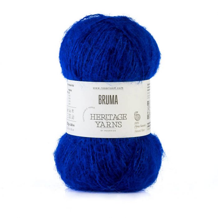 Wolle & Garn: "Bruma" von Rosários4 - Mohair/Merino - 50 g à ca. 120 m - Nd 4-5 (-6) - Flauschgarn mit Volumen – Bild 6