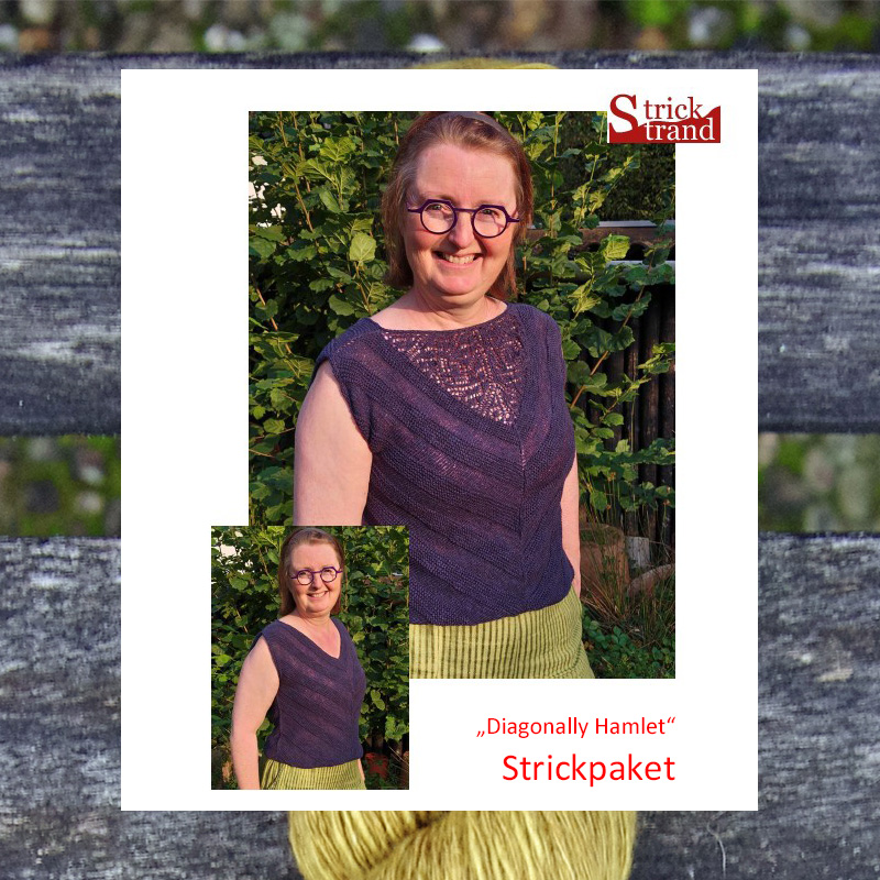 Strickpaket: Oberteil Diagonally Hamlet