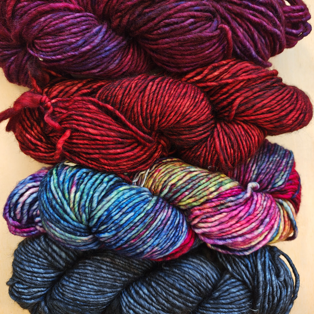 Wolle: "Mecha" malabrigo - Merino superwash, mulesingfrei / 100 g à 119 m / handgefärbt - Nd 6.5-8 – Bild 2