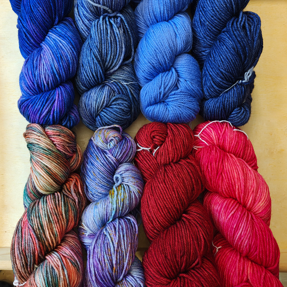 Wolle: "Rios" / malabrigo - 100 % Superwash Merino - handgefärbt, mulesingfrei - 100 g à ca. 192 m - Nd4.5 bis 5.5 – Bild 2