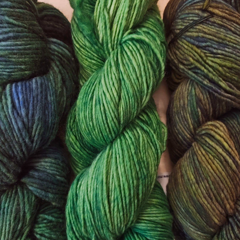 Wolle: "Worsted" / malabrigo - Nadel 5 bis 6.5 / reine Feinmerino - handgefärbt - 100 g à 192 m – Bild 42