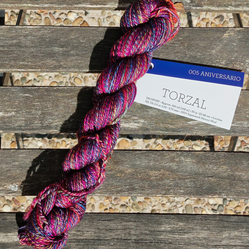 Wolle: "Torzal"/ malabrigo - Nd 3.25 bis 3.75 - 100 % Merino handgefärbt - Sport - - 50 g à 146 m – Bild 5