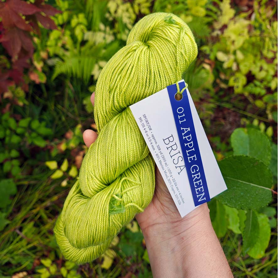 Wolle: Brisa/ malabrigo - handgefärbt - Sport/DK - Nd 3.5 bis 4 - 60 % Feinmerino/ 30 % Cupro/ 10 % Seide - 100 g à ca 300 m – Bild 8