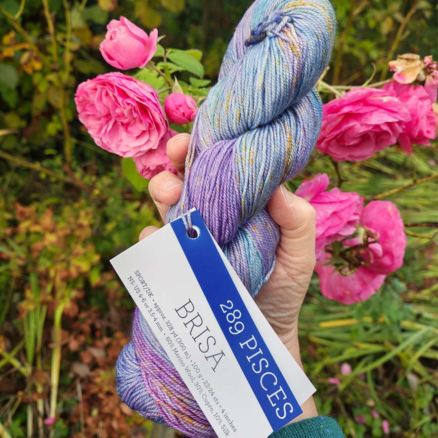 Wolle: Brisa/ malabrigo - handgefärbt - Sport/DK - Nd 3.5 bis 4 - 60 % Feinmerino/ 30 % Cupro/ 10 % Seide - 100 g à ca 300 m – Bild 6